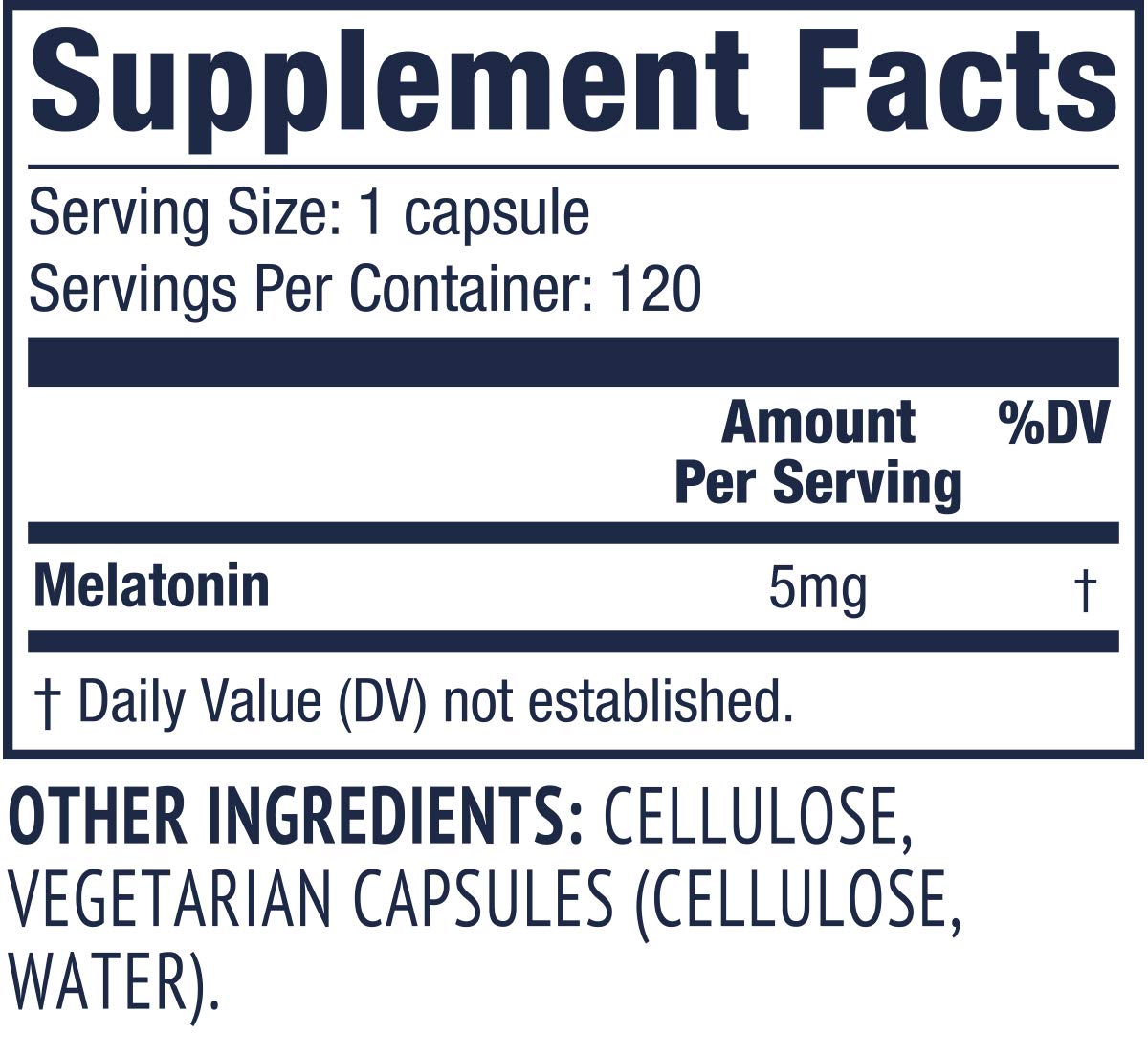 Vimergy Melatonin – Natural Sleep Aid – Sleep Supplement – Helps You Fall Asleep Faster & Stay Asleep Longer - Non-GMO, Gluten-Free, Kosher, Soy-Free, Vegan, Paleo (120 Counts)