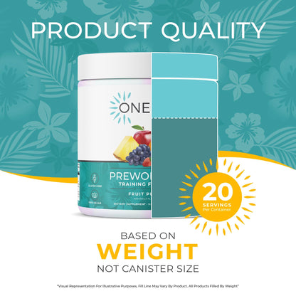 One Sol Pre-Workout for Women, Enhanced Pump & Focus, No Jitters Or Crash, Natural
