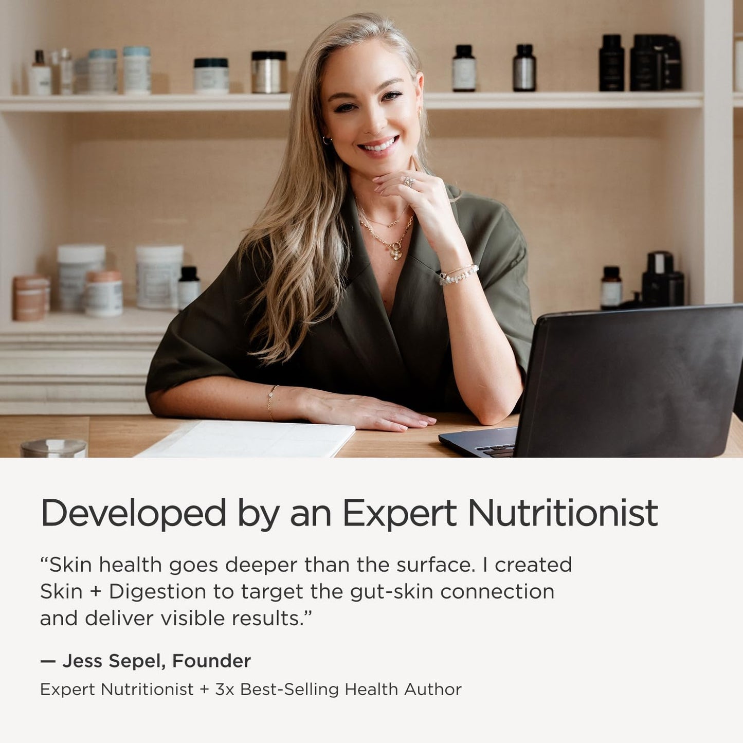 JSHealth Skin & Digestion Formula Supports Healthy Skin & Digestive Comfort | Clear Skin Supplement with Zinc, Burdock, Turmeric. Supports Healthy Skin and Digestive Comfort. Vegan (60 Tablets)