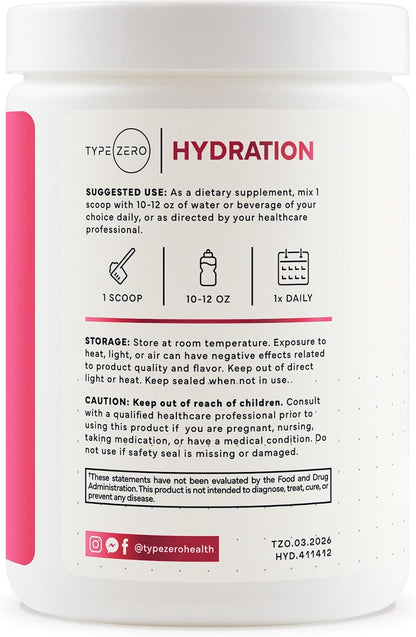 Type Zero Clean Electrolytes Hydration Powder (Watermelon) 50 Servings