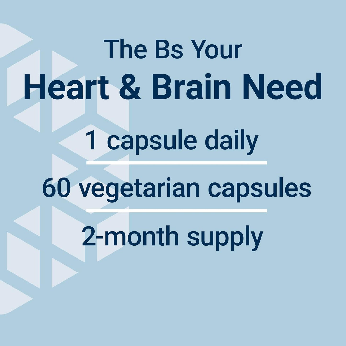 Life Extension Homocysteine Resist Vegetarian Capsules, 60 Count | Vitamin B2, B6, B12 & Folate as L-5-MTHF Support Heart & Brain Health, Once Daily, Gluten Free, Non-GMO & Vegetarian