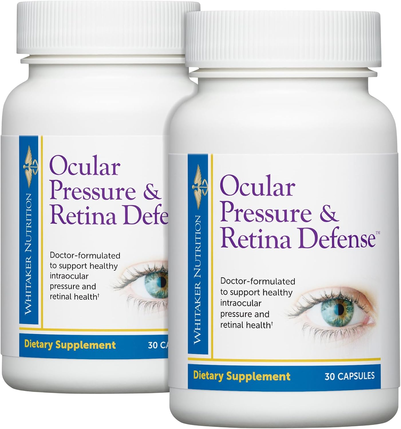 DOCTORS' PREFERRED Dr. Whitaker Ocular Pressure & Retina Defense Supplement to Support Healthy Intraocular Pressure Levels, Circulation & Eye Tissue (60 Capsules)
