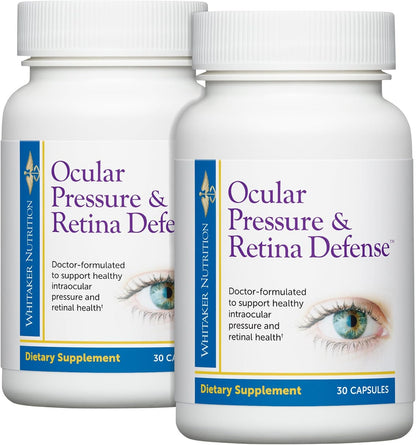 DOCTORS' PREFERRED Dr. Whitaker Ocular Pressure & Retina Defense Supplement to Support Healthy Intraocular Pressure Levels, Circulation & Eye Tissue (60 Capsules)