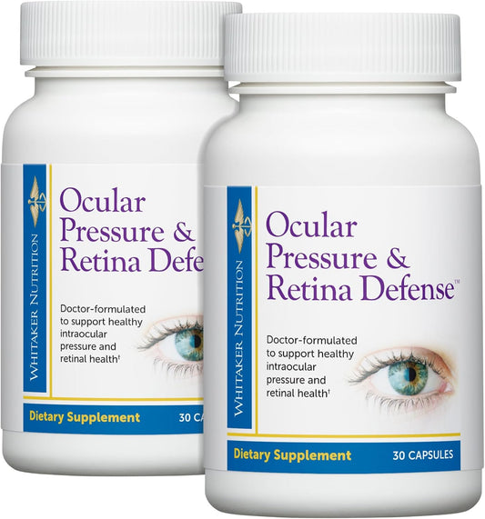 DOCTORS' PREFERRED Dr. Whitaker Ocular Pressure & Retina Defense Supplement to Support Healthy Intraocular Pressure Levels, Circulation & Eye Tissue (60 Capsules)