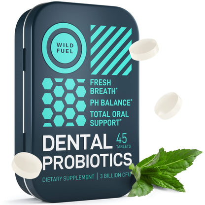 WILD FUEL Male Fertility Supplement and Dental Probiotics Health and Wellness Bundle