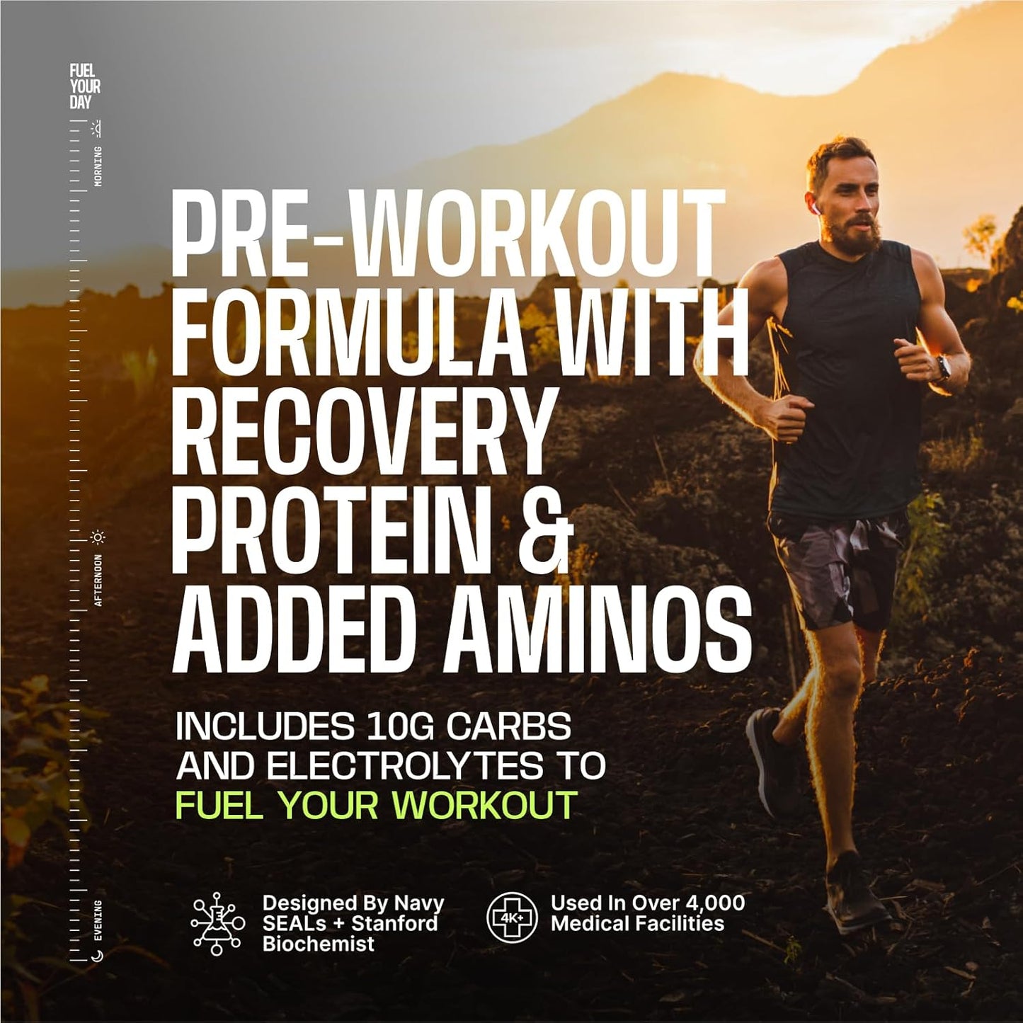 Frog Fuel Ultra Energy Gel & Pre Workout Shot, 120mg Caffeine, Berry, 24 pk | 1500mg Beta Alanine, Electrolytes 8g Protein Nano-Hydrolyzed Grass Fed Collagen, 10g Carbs, Gluten Free, 1.2 oz Gel Packs