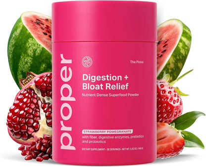 Proper The Pinks Digestive Bloat Relief - Gut Health Probiotic Drink Mix