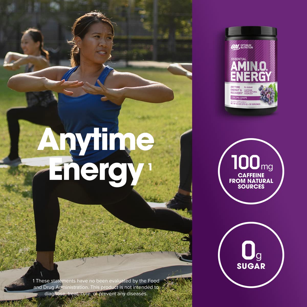 Optimum Nutrition Amino Energy - Pre Workout with Green Tea, BCAA, Amino Acids