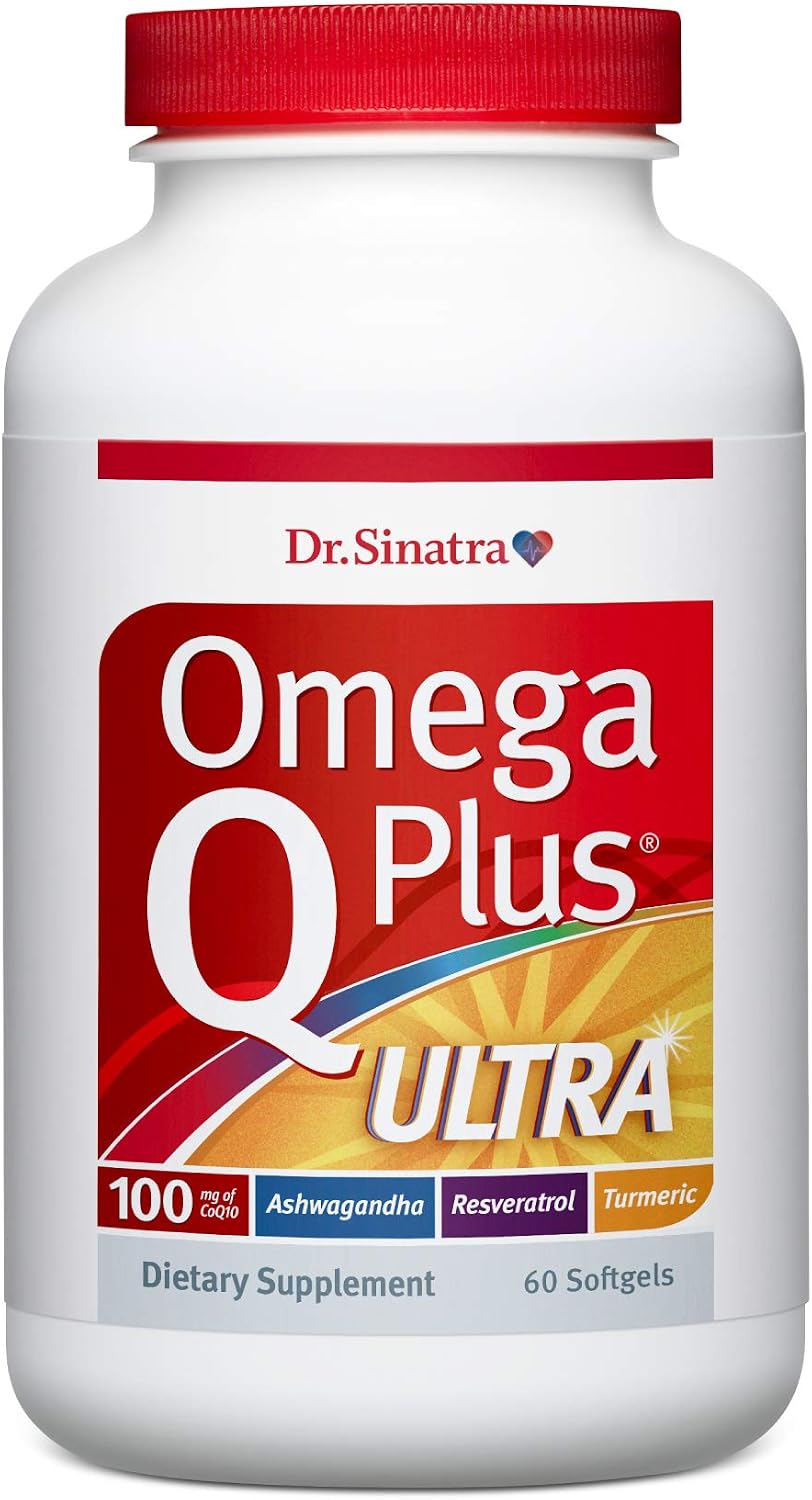 Dr. Sinatra Omega Q Plus Ultra with Resveratrol for Heart & Healthy Aging