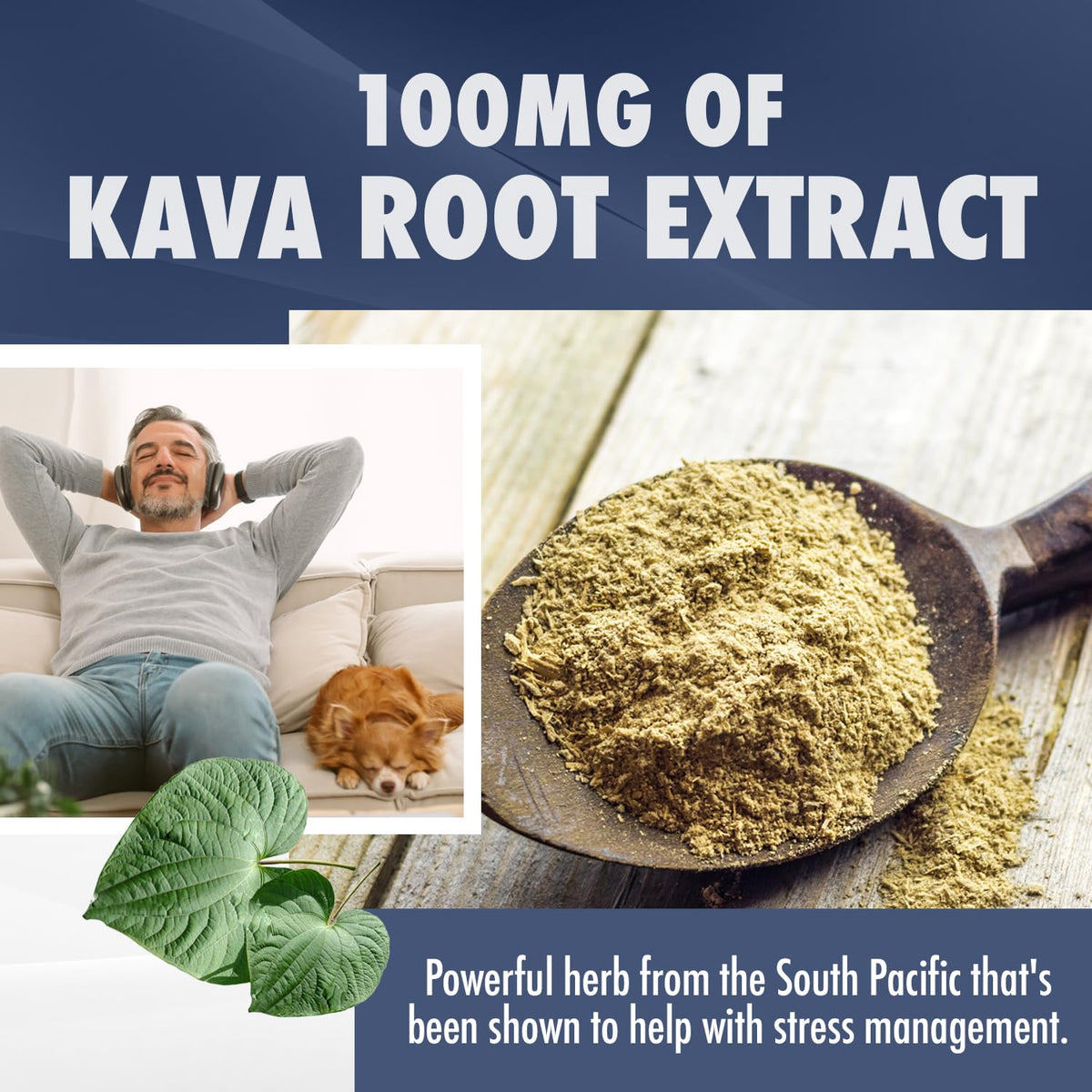 200 MG 5-HTP Elite with Kava Root Extract, Magnesium & SAM-e to Maintain Normal