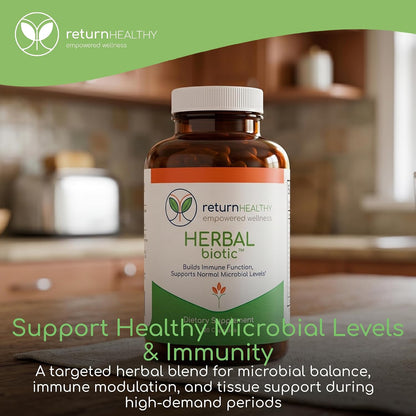 Herbal Biotic, Immune Support Vitamins, Natural Immune System Booster for Adults, Immune Support Supplement Enriched with Cat’s Claw for Probiotic Balance, Digestive Health, 3 Pack