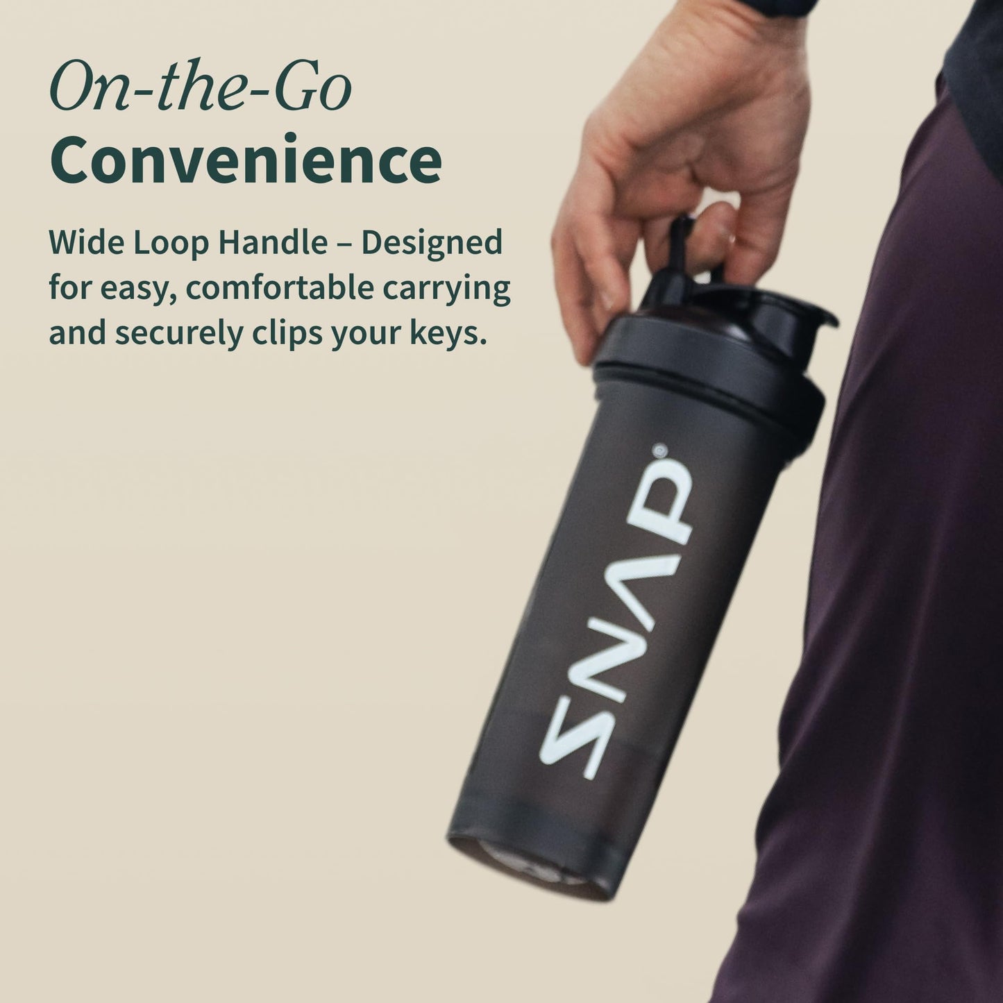 Snap Supplements Shaker Bottle 400ml