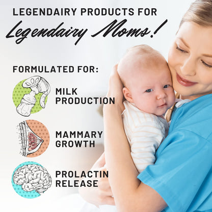 Legendairy Milk Liquid + Cash Cow, Lactation Supplement for Milk Supply Increase