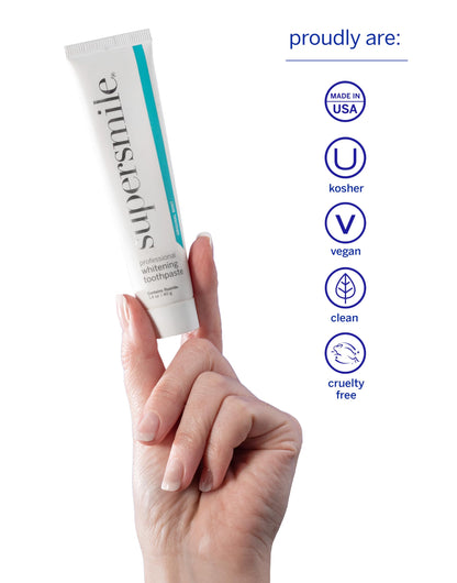 Supersmile Original Mint Whitening Toothpaste, 1.4 Oz, TSA Travel