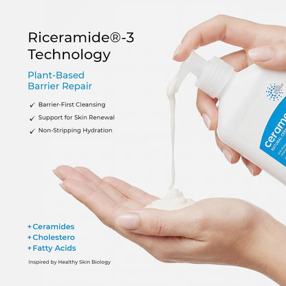 Ceramedx Restoring Ceramide Body Lotion, Fragrance Free, 12 oz | Plant-Based Riceramide-3 with Hyaluronic Acid & Shea | Daily Relief for Very Dry, Sensitive Skin | Vegan