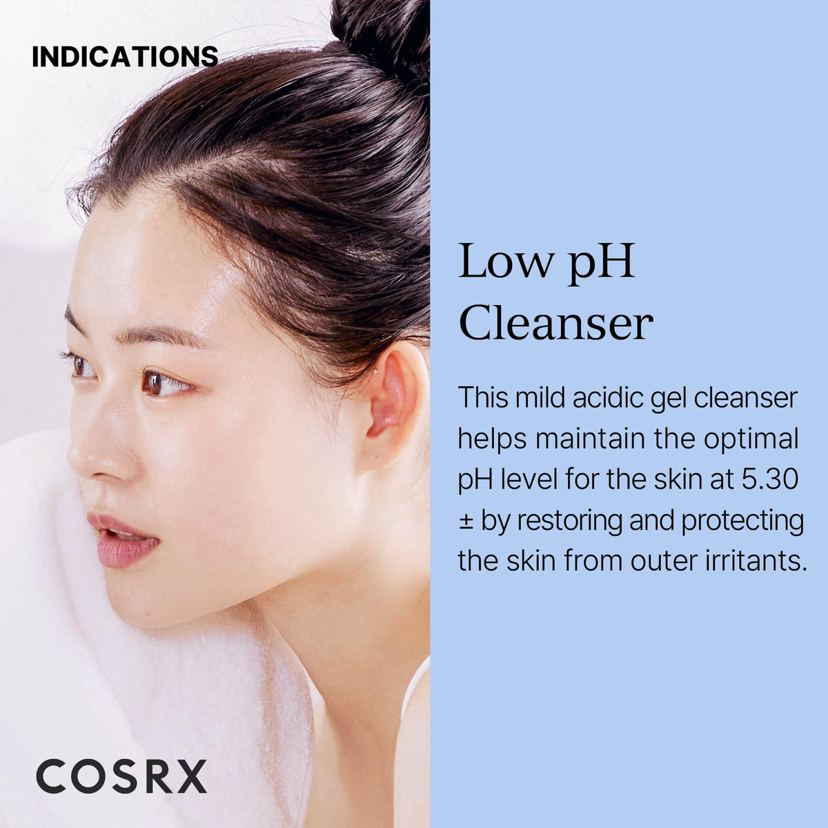 COSRX Low pH Good Morning Gel Cleanser, Daily Mild Face Cleanser for Sensitive Skin