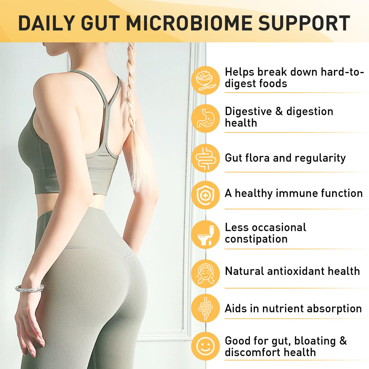 Probiotics for Women & Men, 300 Billion CFU 11 Strains, Probiotic with Organic Herbal