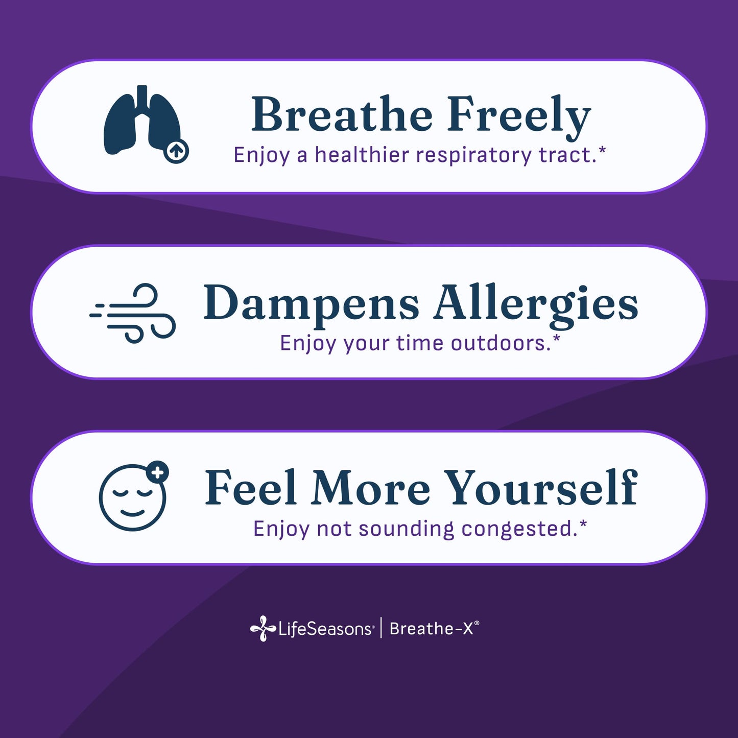 Breathe-X - Allergy & Sinus Relief Supplement - Supports Sinuses & Nasal Discomfort - Non-Drowsy & Fast-Acting - Quercetin, Bromelain, Citrus Bioflavonoids, Nettle Leaf & Vitamin C - 90 Capsules
