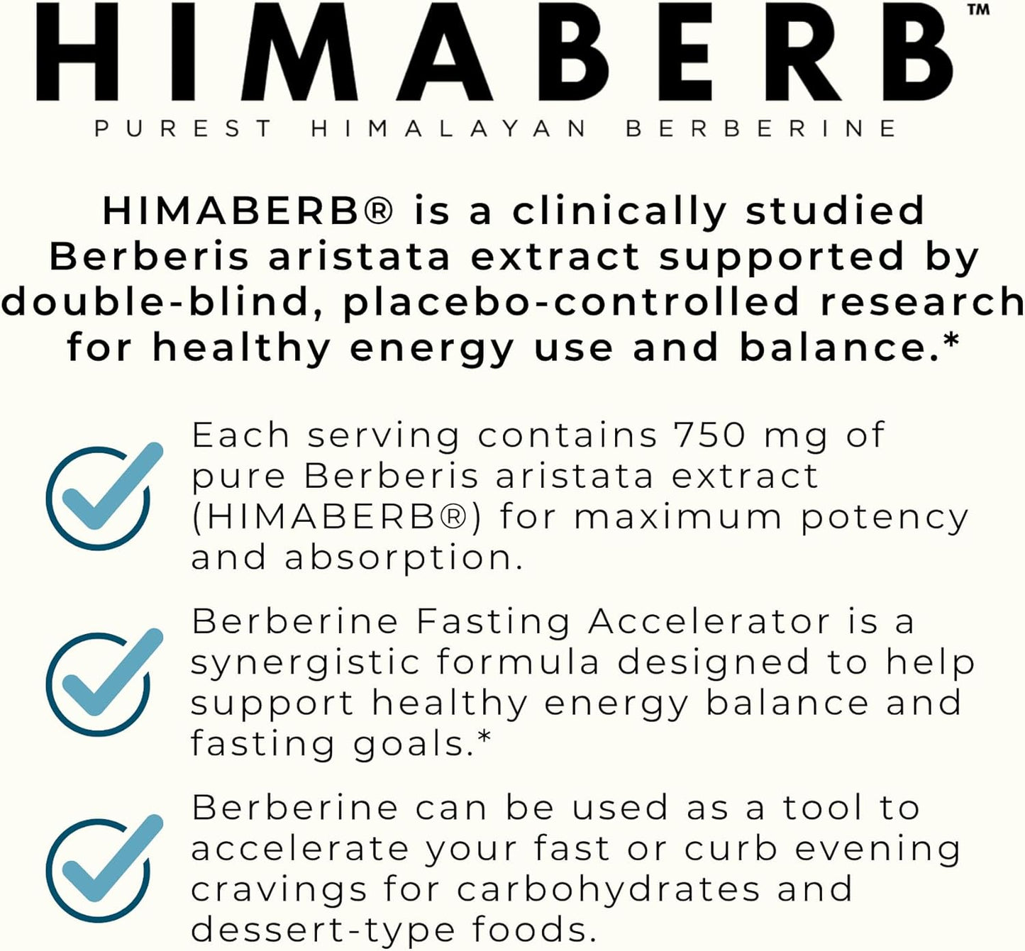 MYOXCIENCE Berberine Fasting Accelerator | Himaberb Berberine HCL with ALA (Alpha Lipoic Acid) and Biotin (90 Capsules)