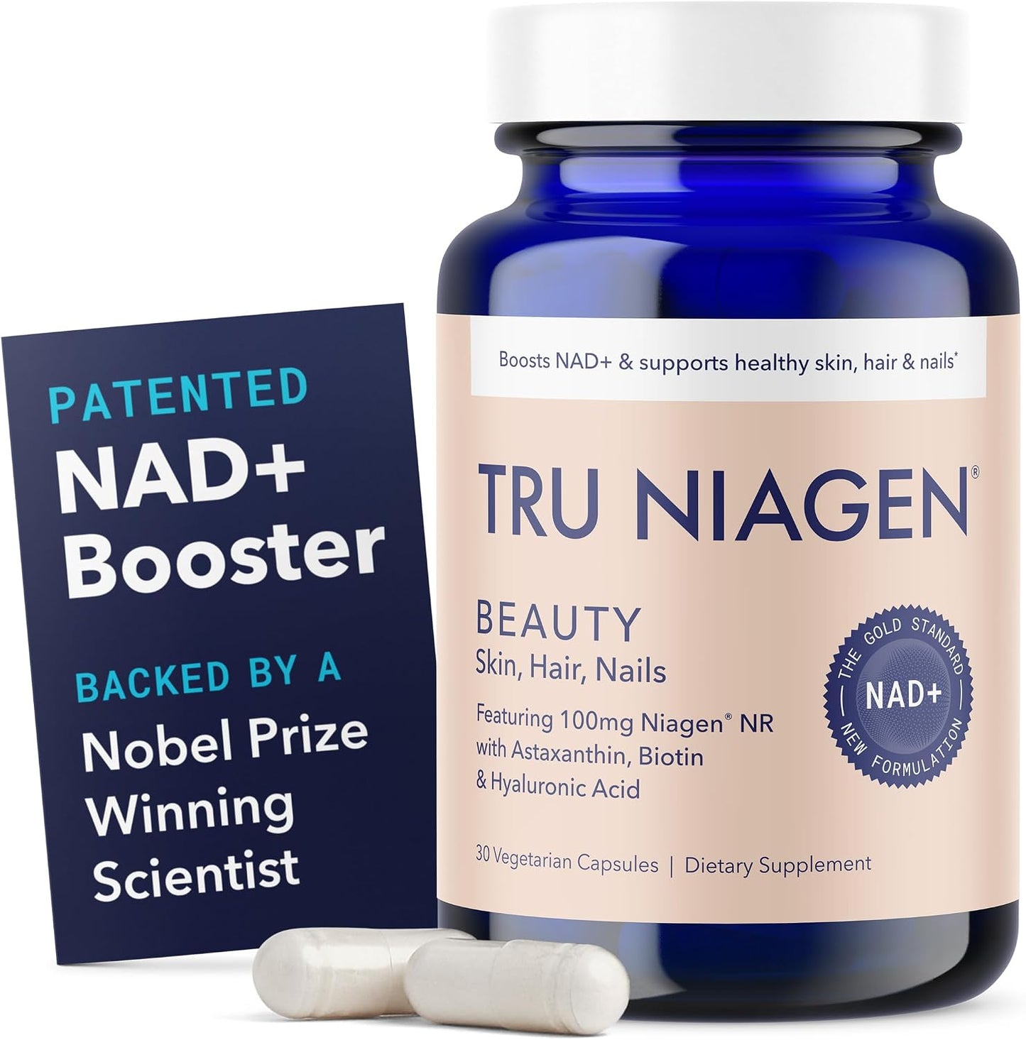 TRU NIAGEN PRO Whole-Body Benefits Bundle | 1,000mg NAD + Beauty for Skin, Hair & Nails + Immune Defense