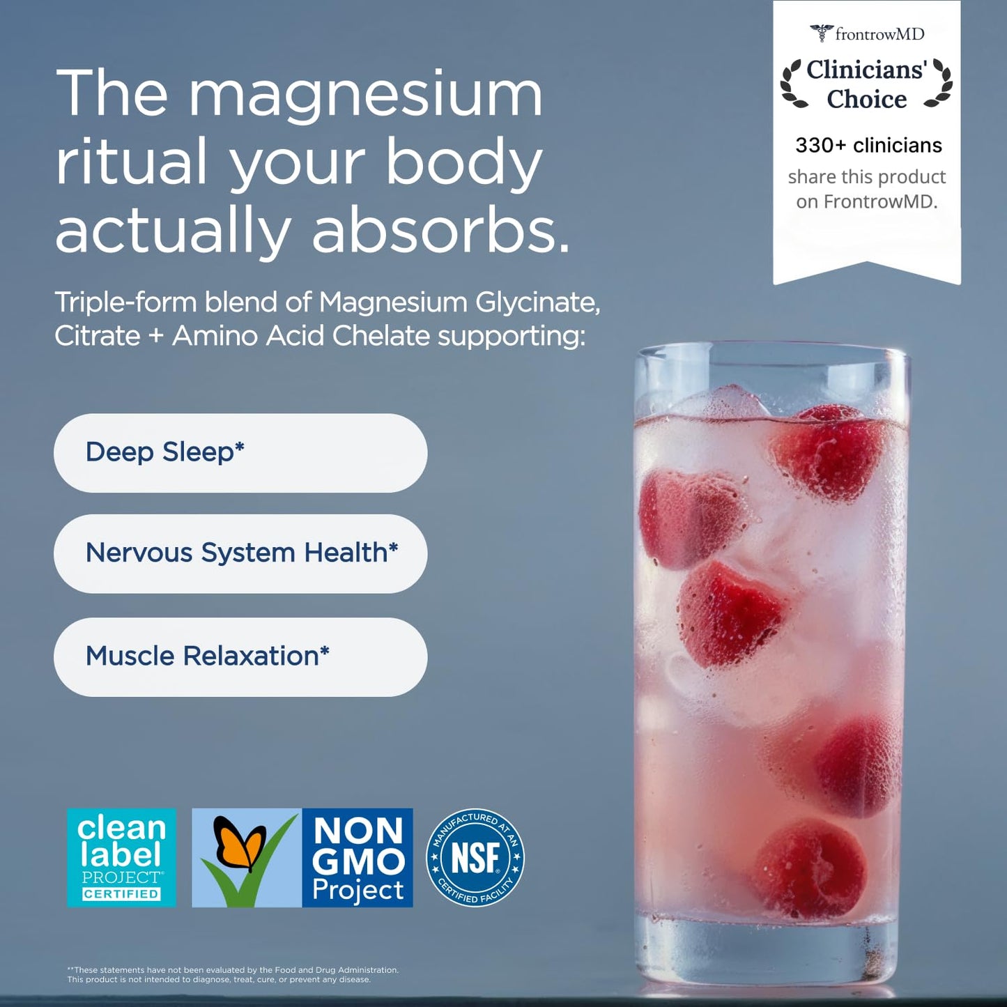 JSHealth Magnesium Supplement for Sleep. 400mg Triple-Form Glycinate | Made with Citrate, Amino Acid Chelate Developed By Nutritionist Jessica Sepel