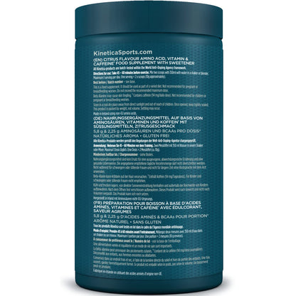 Kinetica PreFuel, Pre Workout, 5.7g Amino Acids & 2.2g BCAA's per Serving, 30 Servings