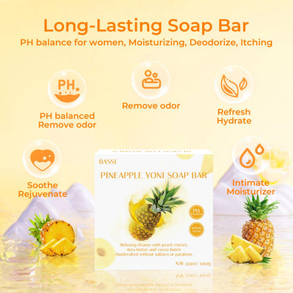 Feminine Wash & Yoni Oil & Yoni Soap Set for Women, Yoni Wash for Vaginal Ph Balance Remove Odor