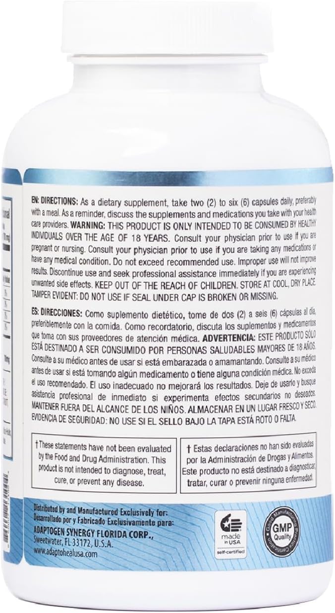 ADAPTOHEAL Immodulator Adrenal Support Supplements (180 Capsules)