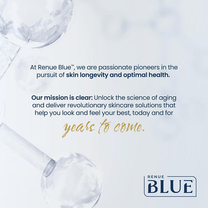 Renue Blue Methylene Blue Moisturizing Body Cream – Liposomal NAD+ Complex with Antioxidants, Peptides, and Botanical Extracts for Hydrated, Healthier‑Looking Skin