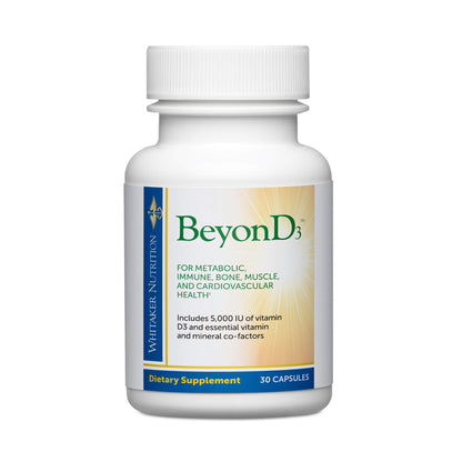 Dr. Whitaker's BeyonD3 - Vitamin D3 Supplement w/Vitamin K2 & Magnesium | Immune Health