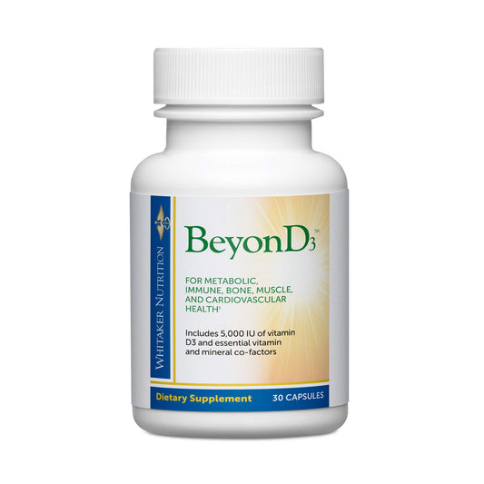 Dr. Whitaker's BeyonD3 - Vitamin D3 Supplement w/Vitamin K2 & Magnesium | Immune Health