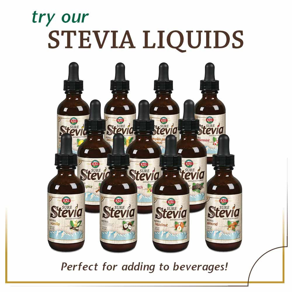 KAL Sure Stevia Extract Powder, Low Carb, Plant Based Stevia Sweetener, Great Taste, Zero Calories, Zero Sugar, Low Glycemic & Perfect for a Keto Diet, 60-Day Guarantee, Approx. 1820 Servings, 3.5oz