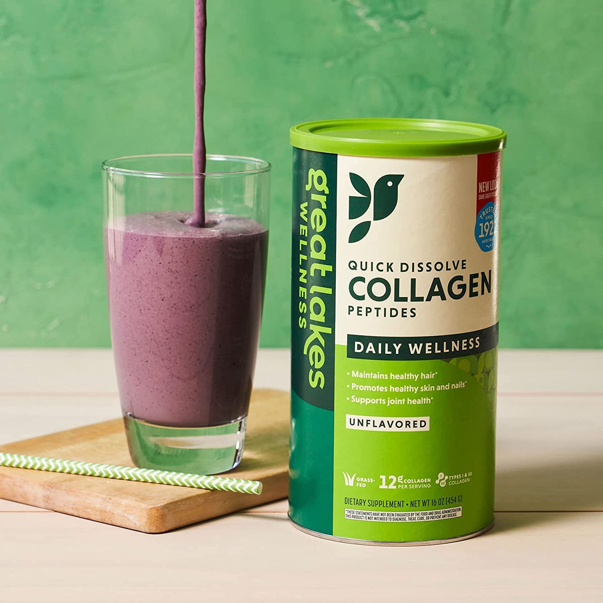 Great Lakes Gelatin Collagen Hydrolysate 454g (UK/EU Compliant can) (3)