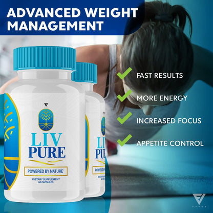 (3 Pack) Liv Pure Pills, Livpure Liver Detox Cleanse Management Capsules Advanced