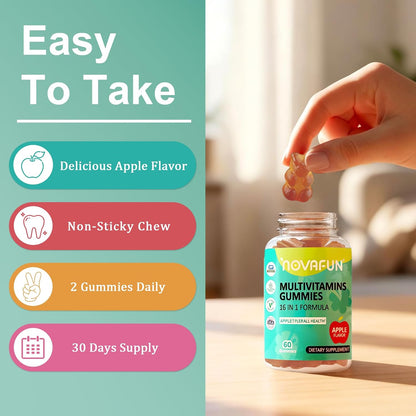 Potassium Citrate & Multivitamin Gummies 2-Pack Bundle – Supports Electrolyte Balance & Daily Nutritional Wellness for Adults