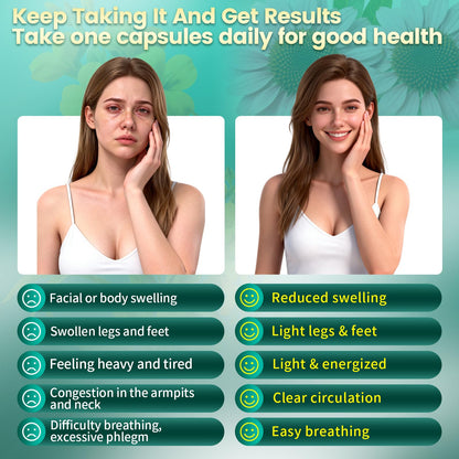 VivoNu 27-in-1 Liposome Lymphatic Drainage Supplements, 90 Day Supply with Echinacea, Chlorophyll, Dandelion, Burdock, Mullein Leaf Extract for Lungs, 10:1 Concentrated Technology, 90 Capsules