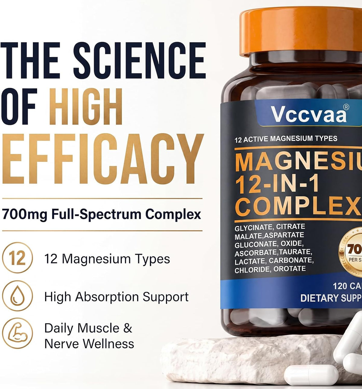 Magnesium Complex 700mg+Lymph & Liver Cleanse Liquid Drops
