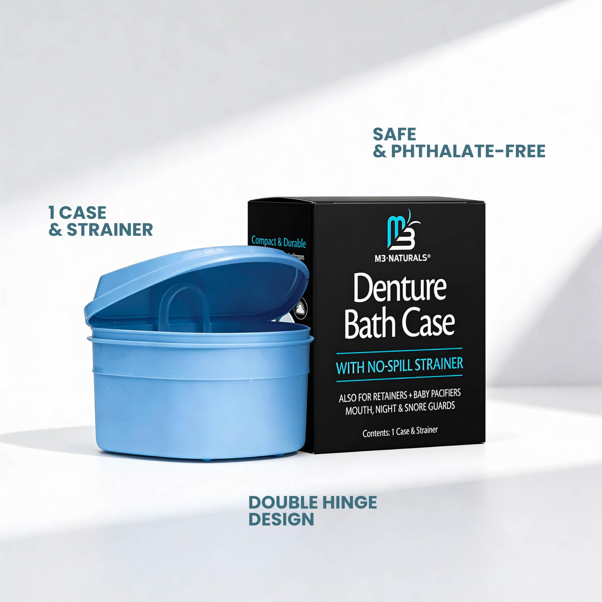 Retainer Cleaner Tablets, Denture Cleaner, Mint, 4 Month Supply by M3