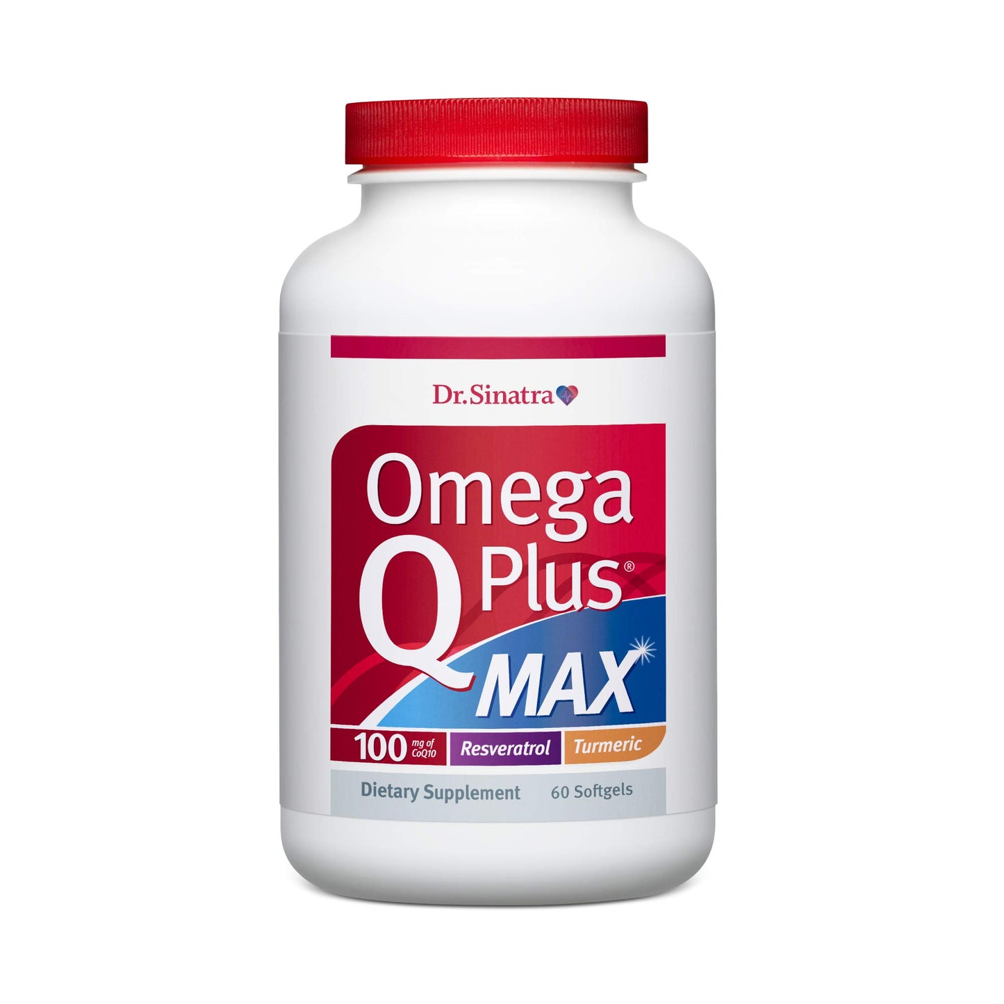 Dr. Sinatra Omega Q Plus MAX with Omega 3, CoQ10, Resveratrol & Turmeric