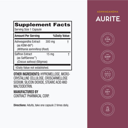 Saffron 30mg Mood Memory Support Supplement 60 Count