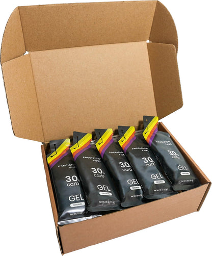 Precision Fuel PF30 Energy Gels - Mild, Neutral Flavour Running Gels for Endurance Athletes, 30g Carbohydrate, Easy-to-Digest, Perfect for Running & Long-Duration Sports (Pack of 15)
