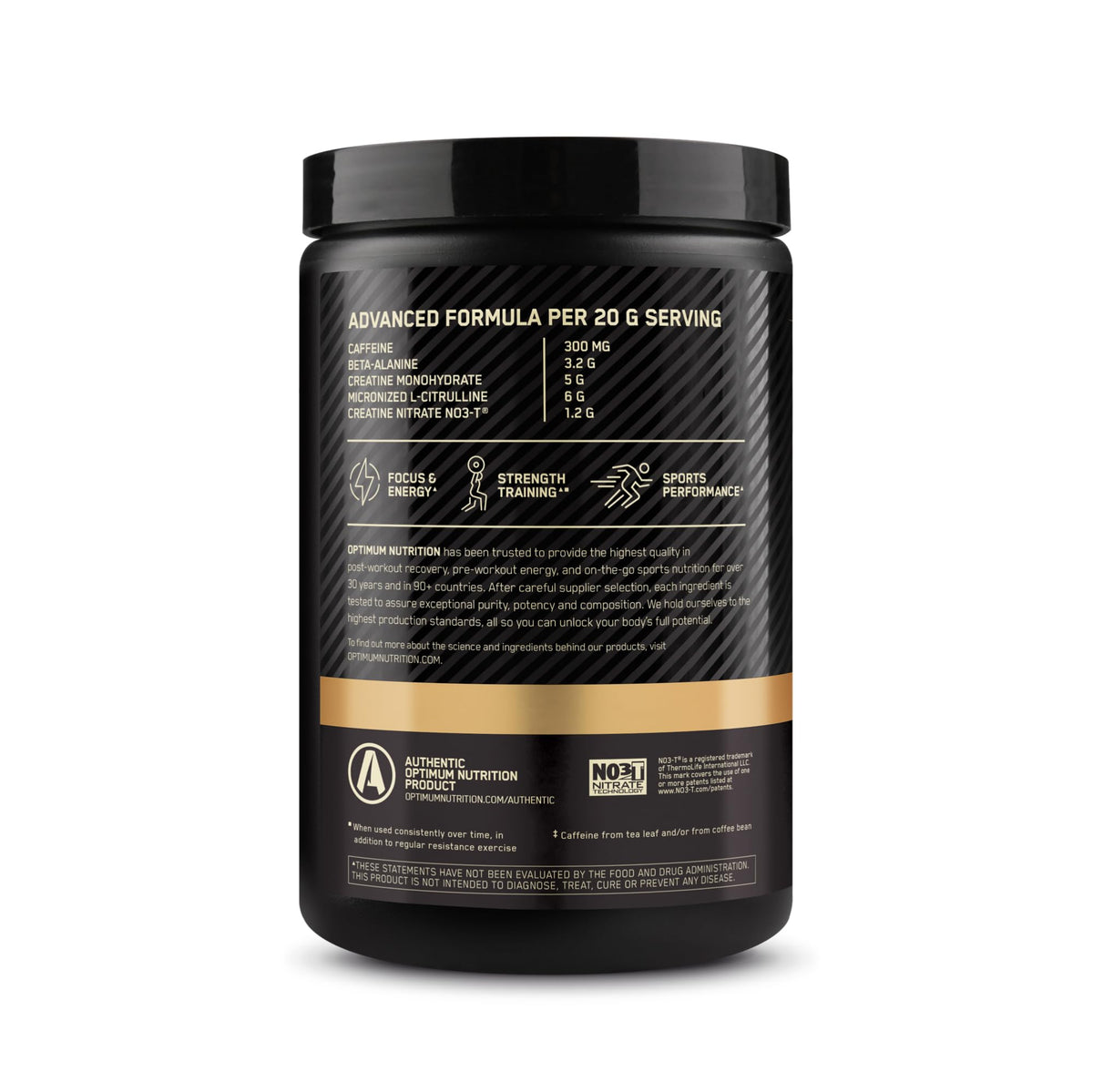 Optimum Nutrition Gold Standard Pre Workout Advanced, with Creatine, Beta-Alanine