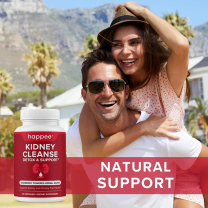 Kidney Cleanse Detox & Repair Formula – Natural Kidney Support Supplement with Cranberry & 21 Herbs for Renal, Bladder, & Urinary Tract Health – Flush Toxins & Renew - 60 Capsules