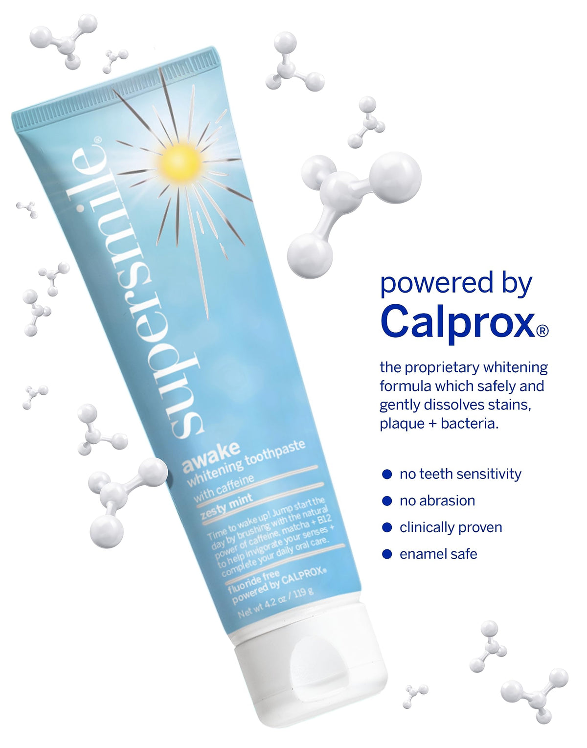 Supersmile Relax Calming Herbal Mint Whitening Toothpaste, 4.2 Oz
