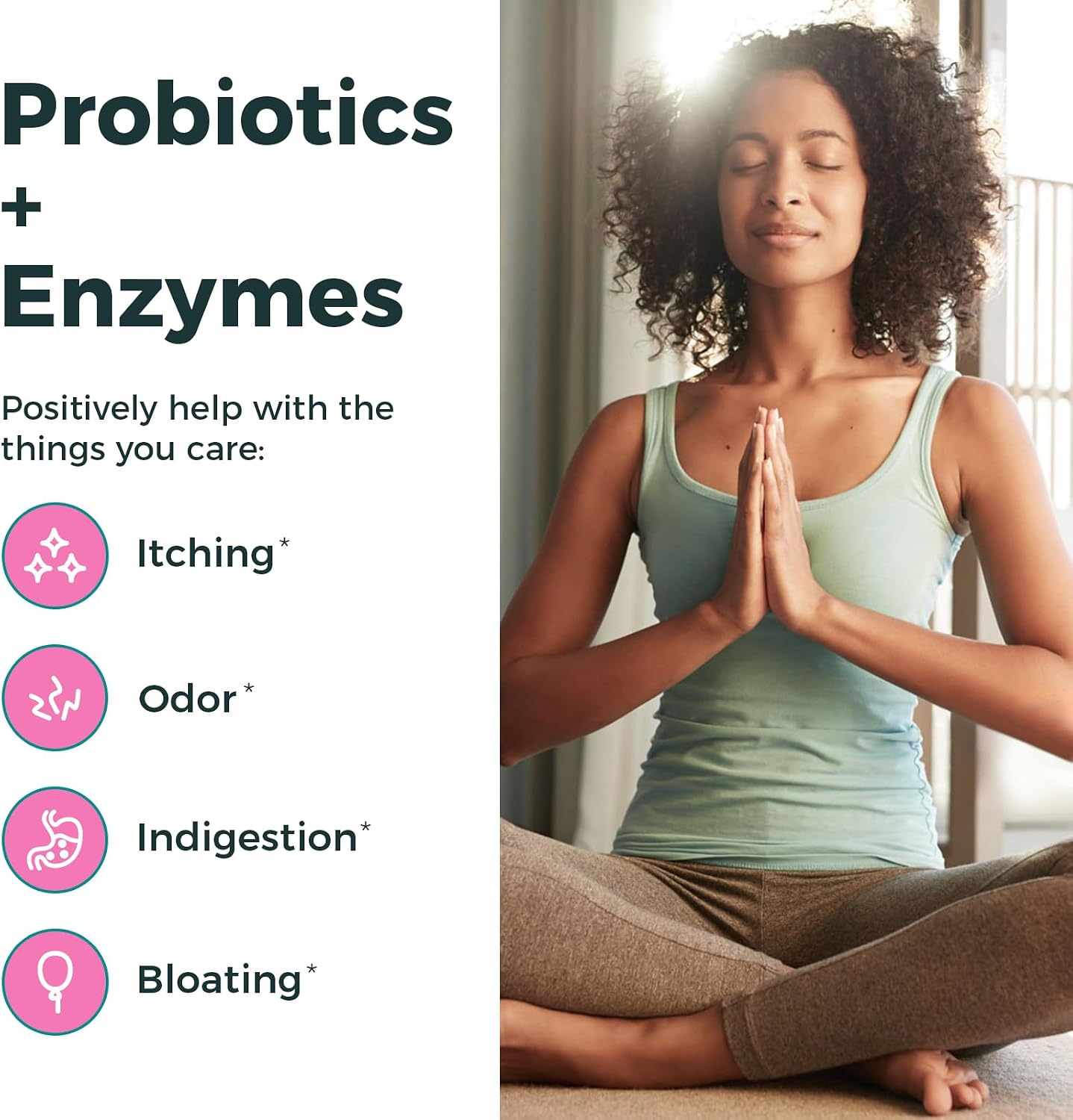 NewRhythm Digestion & Feminine Health Bundle, Probiotics, Prebiotics, Digestive Enzymes, Cranberry, Vitamin C & B6, Bundle & Save, 60 Capsules Each