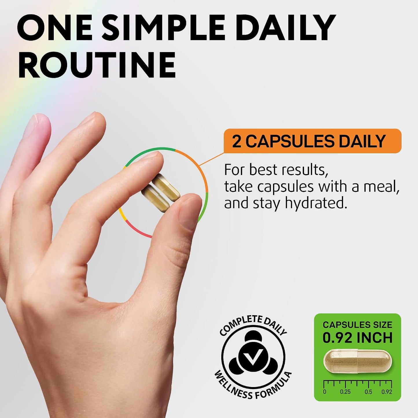 Multivitamin for Women 50 and Over - Once Daily Womens Multivitamin with Lutein & CoQ10 - Vegan, Iron Free Vitamins for Women 50 Plus - Daily Wellness, Bone & Immune Support - USA Made - 60 Capsules