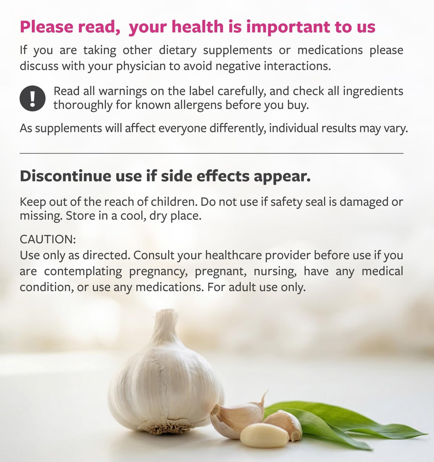 PURE CO USDA Organic Garlic Supplement - High Potency 25:1 Garlic Extract with 12,500mg Herbal Equivalent Strength for Immune & Heart Support - Odorless Vegan & Non-GMO (4 Month Supply)