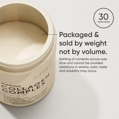 Sports Research Marine Collagen Peptides Powder - Sourced from Wild-Caught Fish, Pescatarian Friendly, Keto Certified & Non-GMO Tested - Easy to Mix in Water or Juice! (34 Servings)