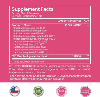 NAD+ Supplements for Women & Women Probiotics