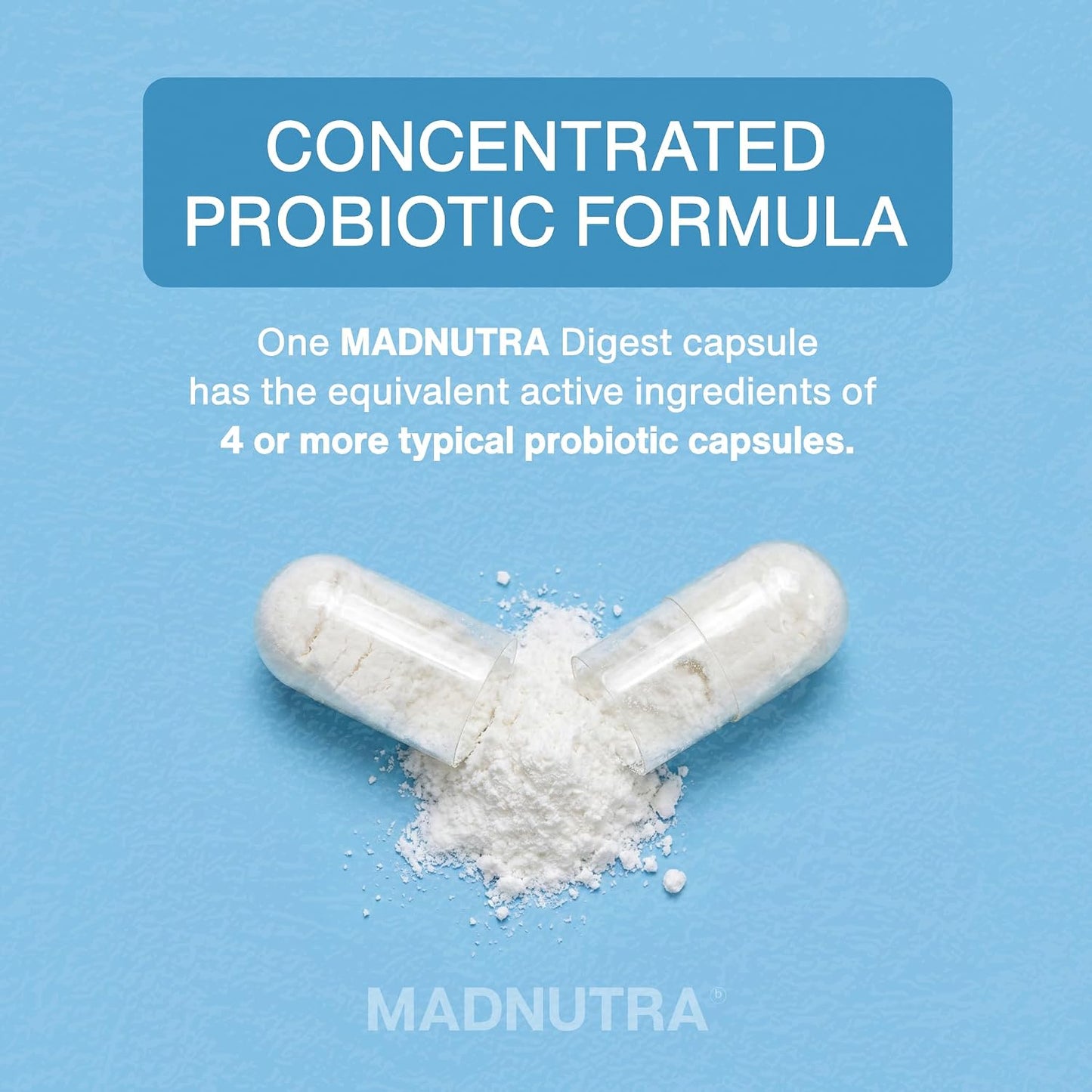 Probiotic for Digestive Health - Bloating Relief Daily Probiotics for Women and Men 750 Million CFU 10 Strains - Enteric Coated Vegan Capsules for Gut Health & Immune Support (120ct)